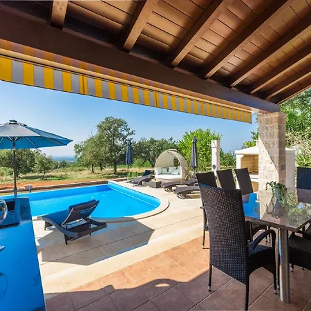 In Deklici With Infinity Pool & Sea Views Villa