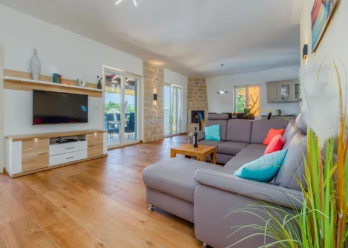 빌라 In Deklici With Infinity Pool & Sea Views